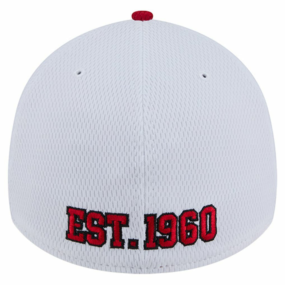 Kansas City Chiefs New Era Dashmark Rays 39THIRTY Flex Hat - White/Red sale