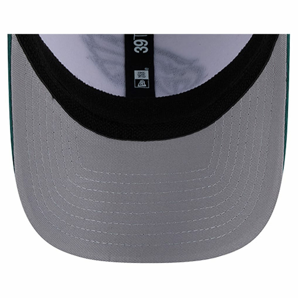 Philadelphia Eagles New Era Dashmark Rays 39THIRTY Flex Hat - White/Midnight Green sale