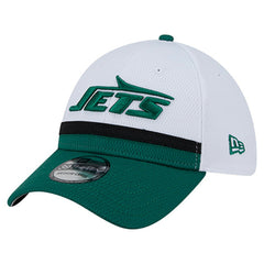 New York Jets New Era Dashmark Rays 39THIRTY Flex Hat - White/Green discount