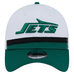 New York Jets New Era Dashmark Rays 39THIRTY Flex Hat - White/Green discount