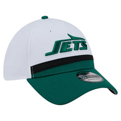 New York Jets New Era Dashmark Rays 39THIRTY Flex Hat - White/Green discount