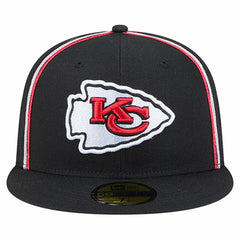 Kansas City Chiefs New Era Soutache 59FIFTY Fitted Hat - Black discount