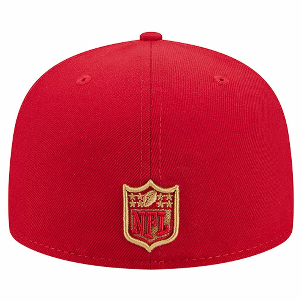San Francisco 49ers New Era Group Chat 59FIFTY Fitted Hat - Scarlet outlet