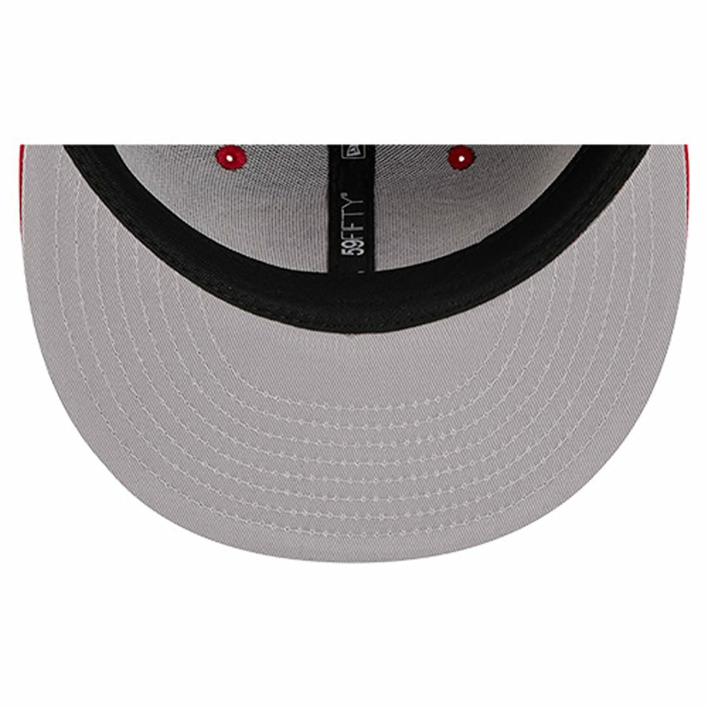 San Francisco 49ers New Era Group Chat 59FIFTY Fitted Hat - Scarlet outlet