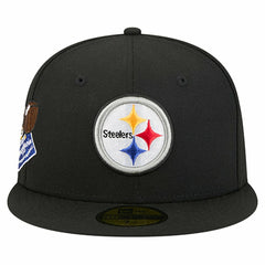 Pittsburgh Steelers New Era Group Chat 59FIFTY Fitted Hat - Black outlet