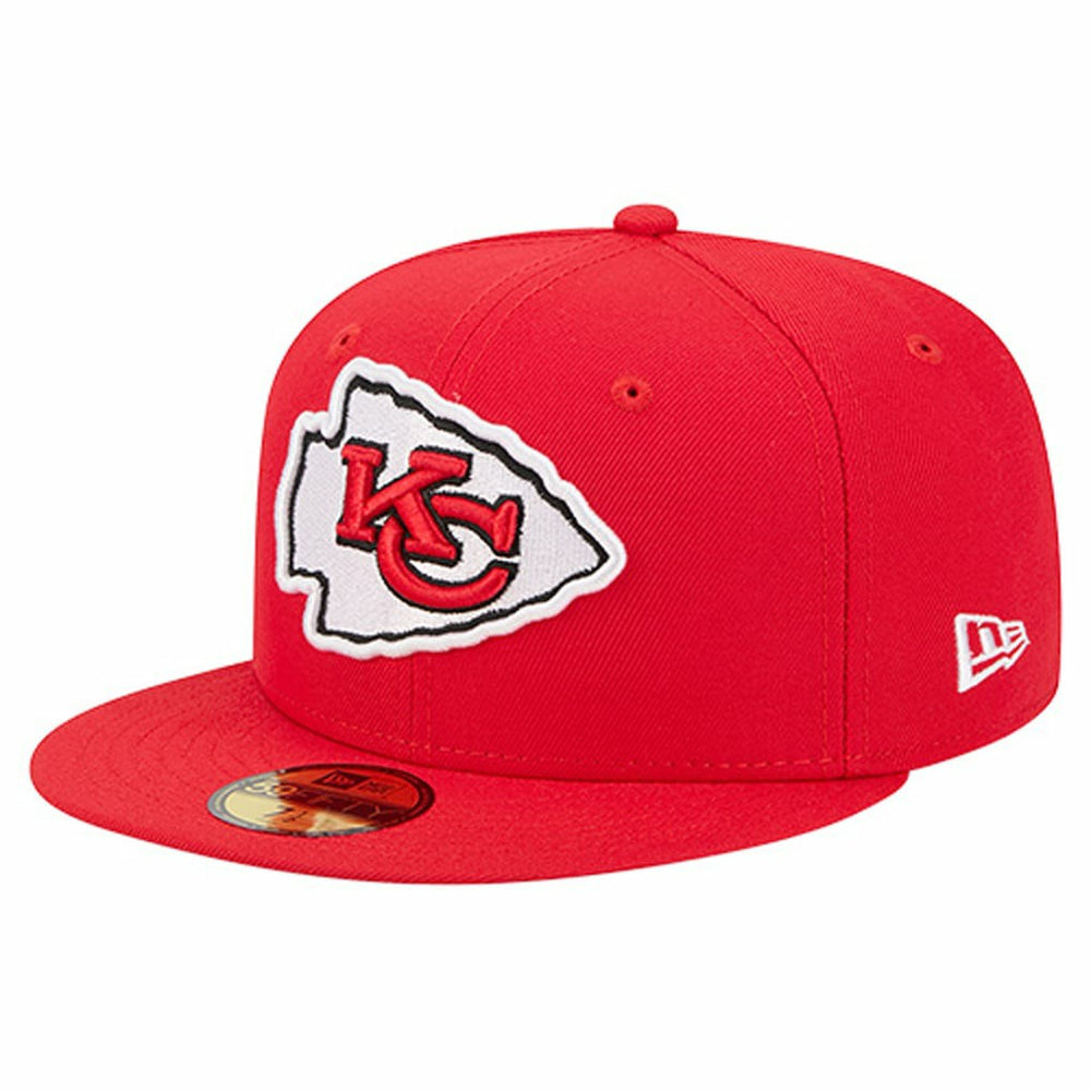 Kansas City Chiefs New Era Group Chat 59FIFTY Fitted Hat - Red discount