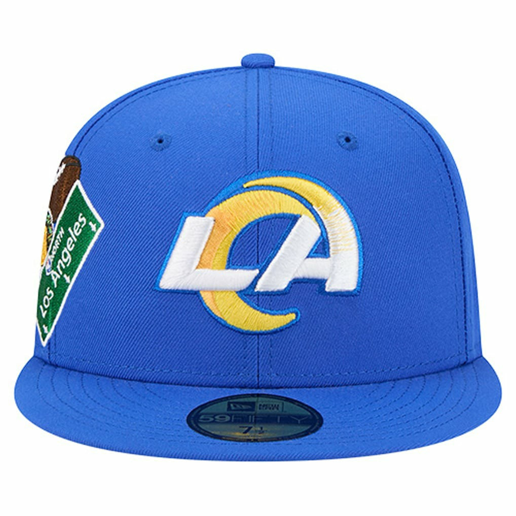 Los Angeles Rams New Era Group Chat 59FIFTY Fitted Hat - Royal sale