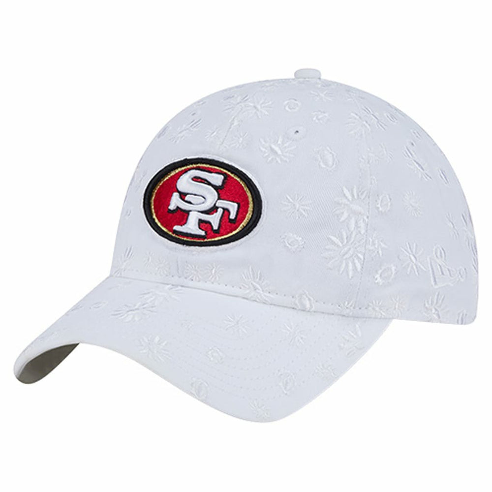 San Francisco 49ers New Era Women's Floral 9TWENTY Adjustable Hat - White outlet