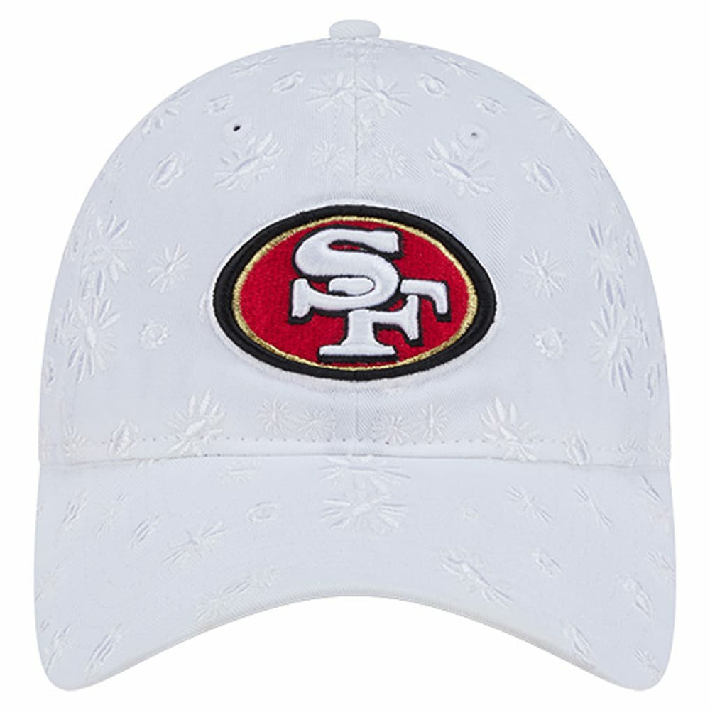 San Francisco 49ers New Era Women's Floral 9TWENTY Adjustable Hat - White outlet