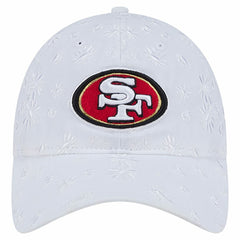 San Francisco 49ers New Era Women's Floral 9TWENTY Adjustable Hat - White outlet
