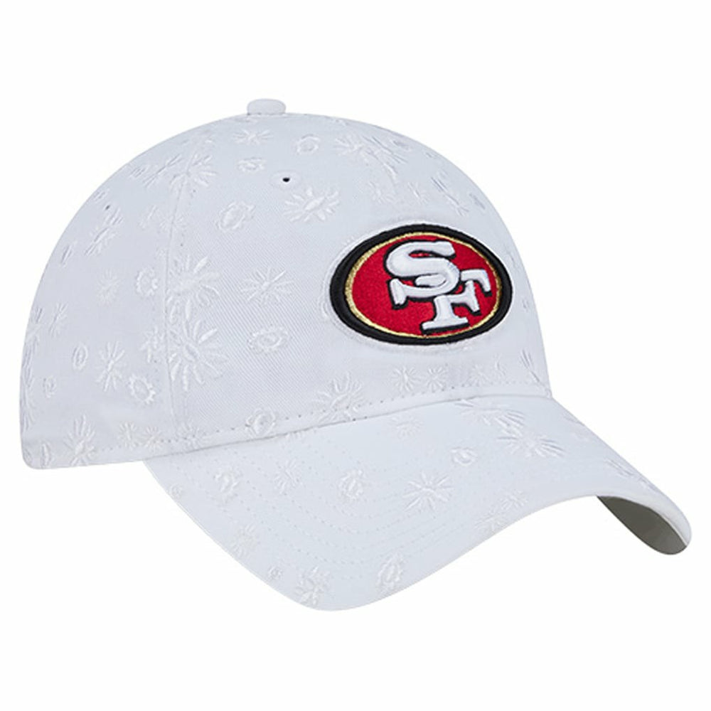 San Francisco 49ers New Era Women's Floral 9TWENTY Adjustable Hat - White outlet