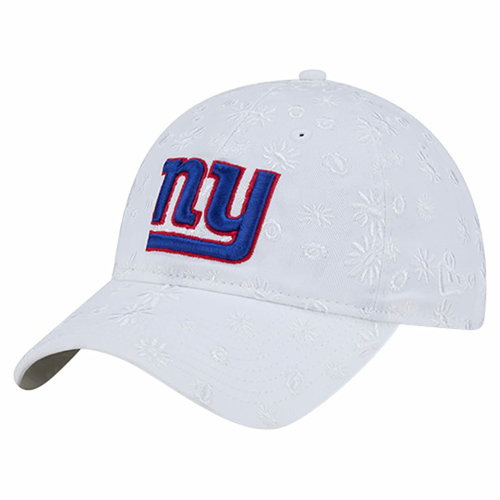 New York Giants New Era Women's Floral 9TWENTY Adjustable Hat - White sale