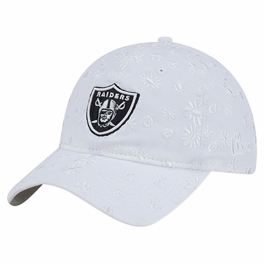 Las Vegas Raiders New Era Women's Floral 9TWENTY Adjustable Hat - White outlet