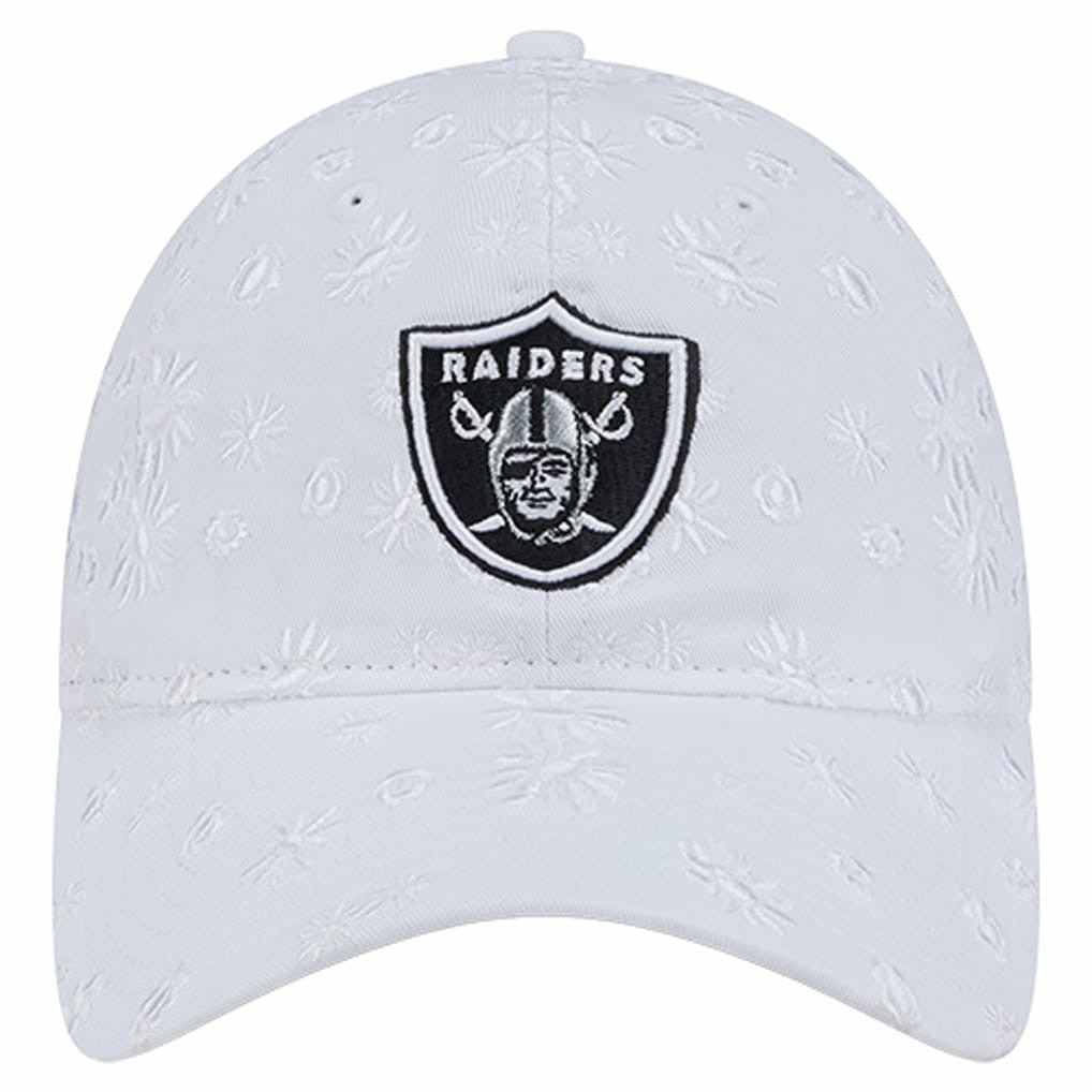 Las Vegas Raiders New Era Women's Floral 9TWENTY Adjustable Hat - White outlet