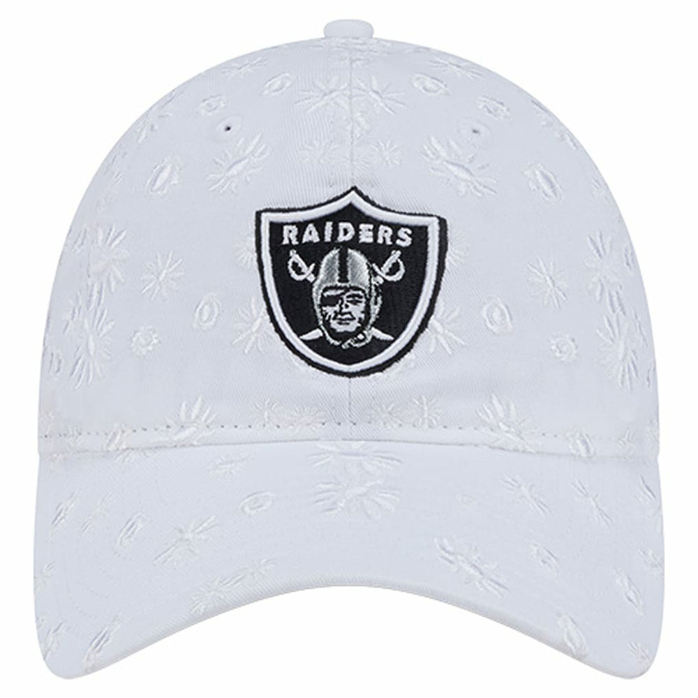 Las Vegas Raiders New Era Women's Floral 9TWENTY Adjustable Hat - White outlet