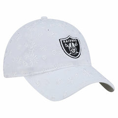 Las Vegas Raiders New Era Women's Floral 9TWENTY Adjustable Hat - White outlet