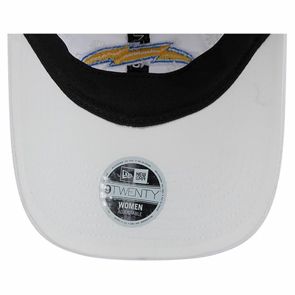 Los Angeles Chargers New Era Women's Floral 9TWENTY Adjustable Hat - White discount