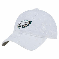 Philadelphia Eagles New Era Women's Floral 9TWENTY Adjustable Hat - White discount