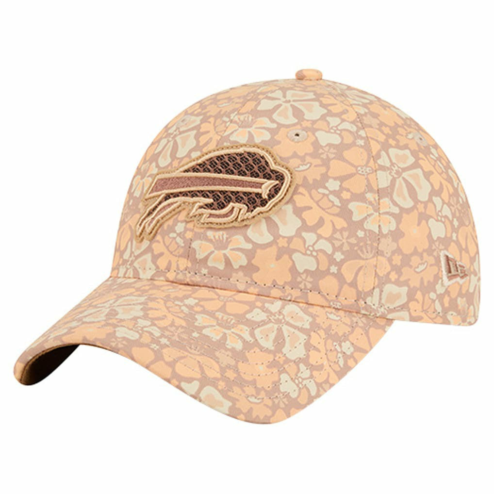 Buffalo Bills New Era Women's Floral 9TWENTY Adjustable Hat - Tan outlet