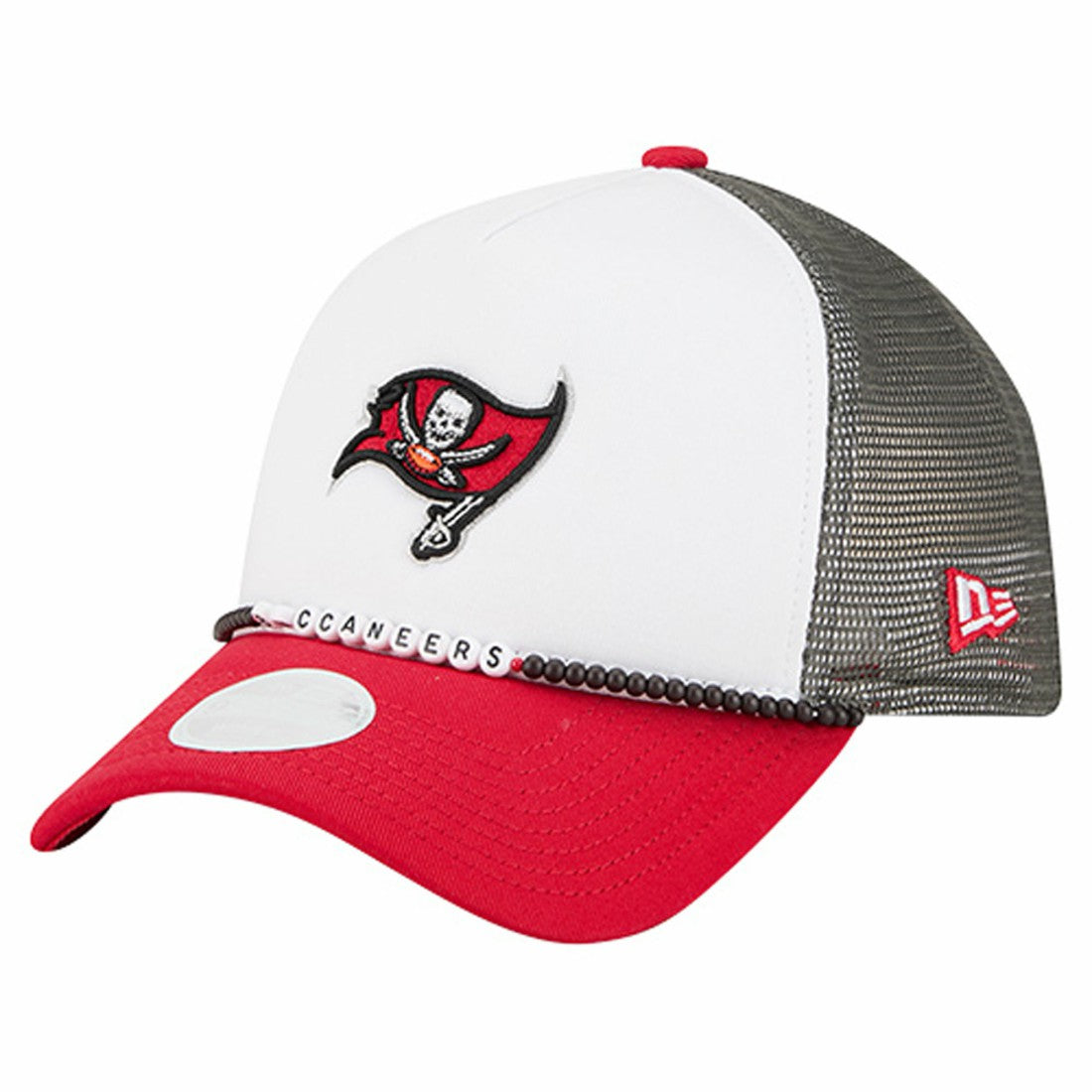 Tampa Bay Buccaneers New Era Women's Friendship Bracelet 9FORTY Adjustable Hat - White/Red online