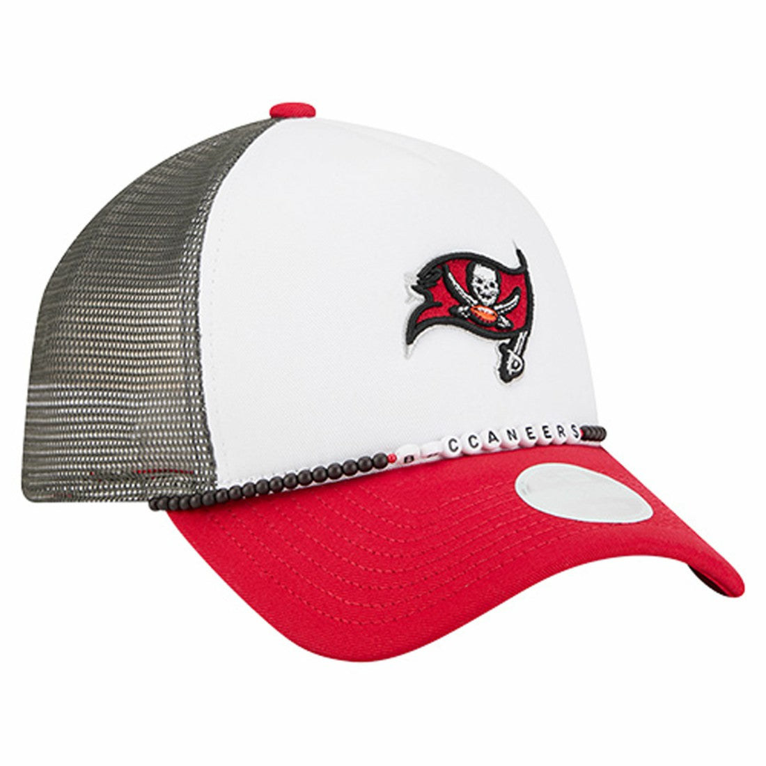 Tampa Bay Buccaneers New Era Women's Friendship Bracelet 9FORTY Adjustable Hat - White/Red online