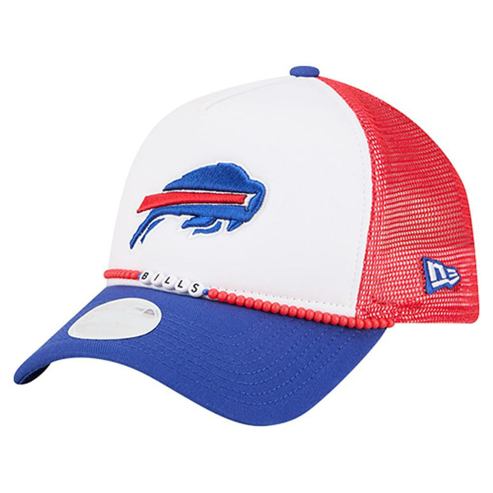 Buffalo Bills New Era Women's Friendship Bracelet 9FORTY Adjustable Hat - White/Royal for sale