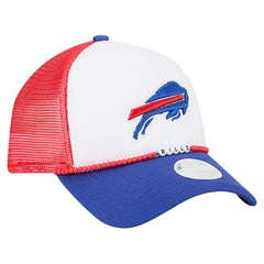 Buffalo Bills New Era Women's Friendship Bracelet 9FORTY Adjustable Hat - White/Royal for sale