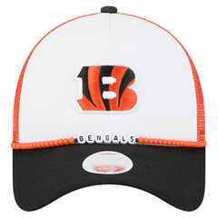Cincinnati Bengals New Era Women's Friendship Bracelet 9FORTY Adjustable Hat - White/Black sale