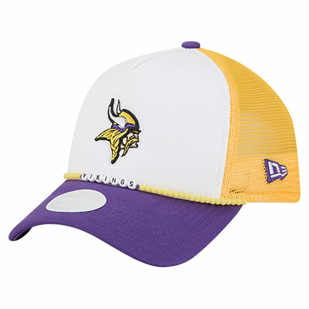 Minnesota Vikings New Era Women's Friendship Bracelet 9FORTY Adjustable Hat - White/Purple discount