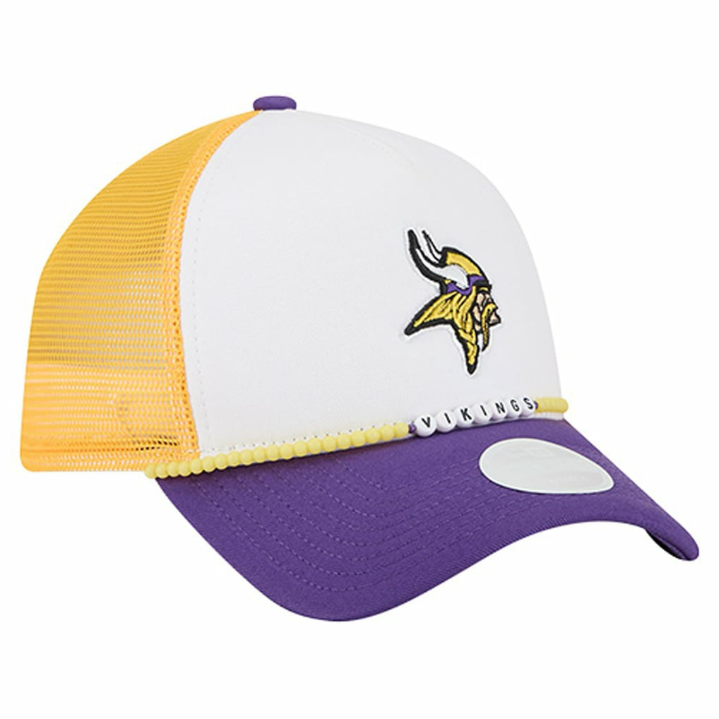 Minnesota Vikings New Era Women's Friendship Bracelet 9FORTY Adjustable Hat - White/Purple discount