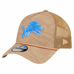 Detroit Lions New Era Wheat Camo 9FORTY Adjustable Hat - Tan on sale
