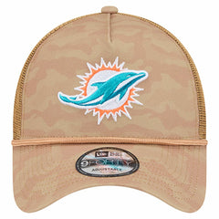Miami Dolphins New Era Wheat Camo 9FORTY Adjustable Hat - Tan cheap
