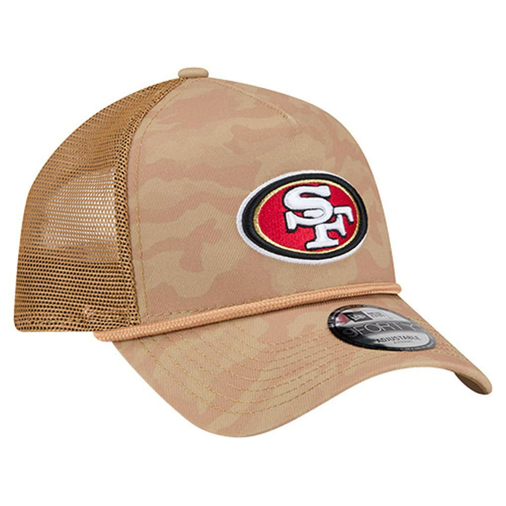 San Francisco 49ers New Era Wheat Camo 9FORTY Adjustable Hat - Tan outlet