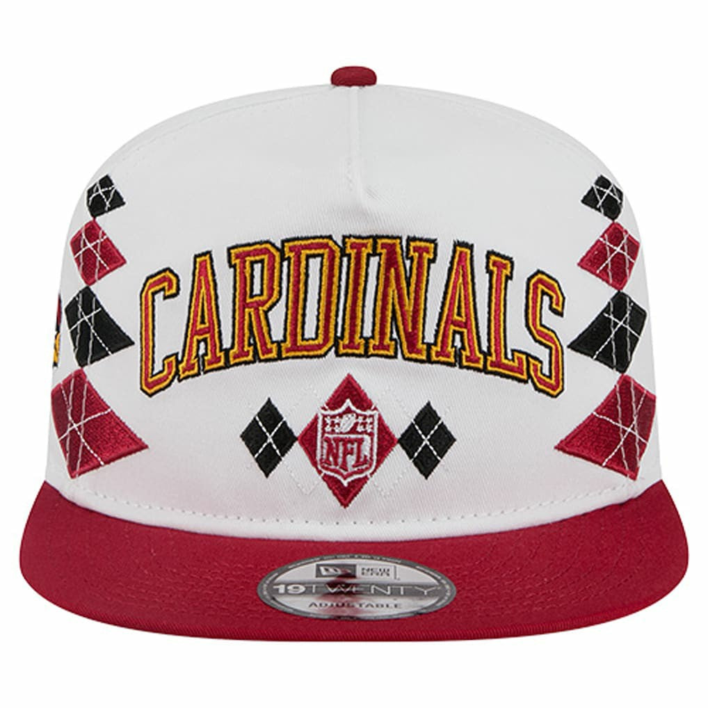 Arizona Cardinals New Era Argyle 19TWENTY Adjustable Hat - White cheap