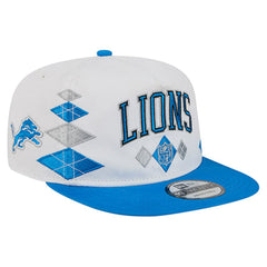 Detroit Lions New Era Argyle 19TWENTY Adjustable Hat - White for sale