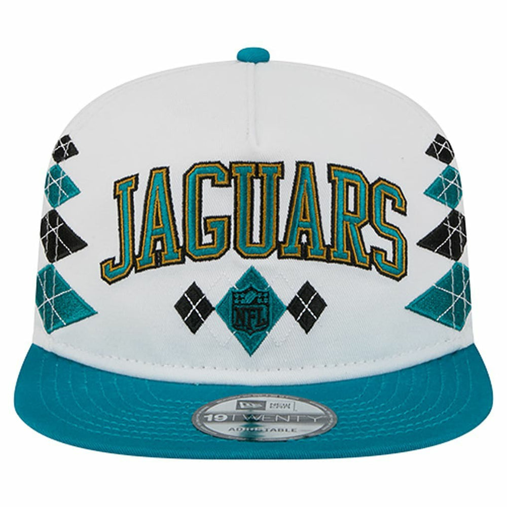 Jacksonville Jaguars New Era Argyle 19TWENTY Adjustable Hat - White sale