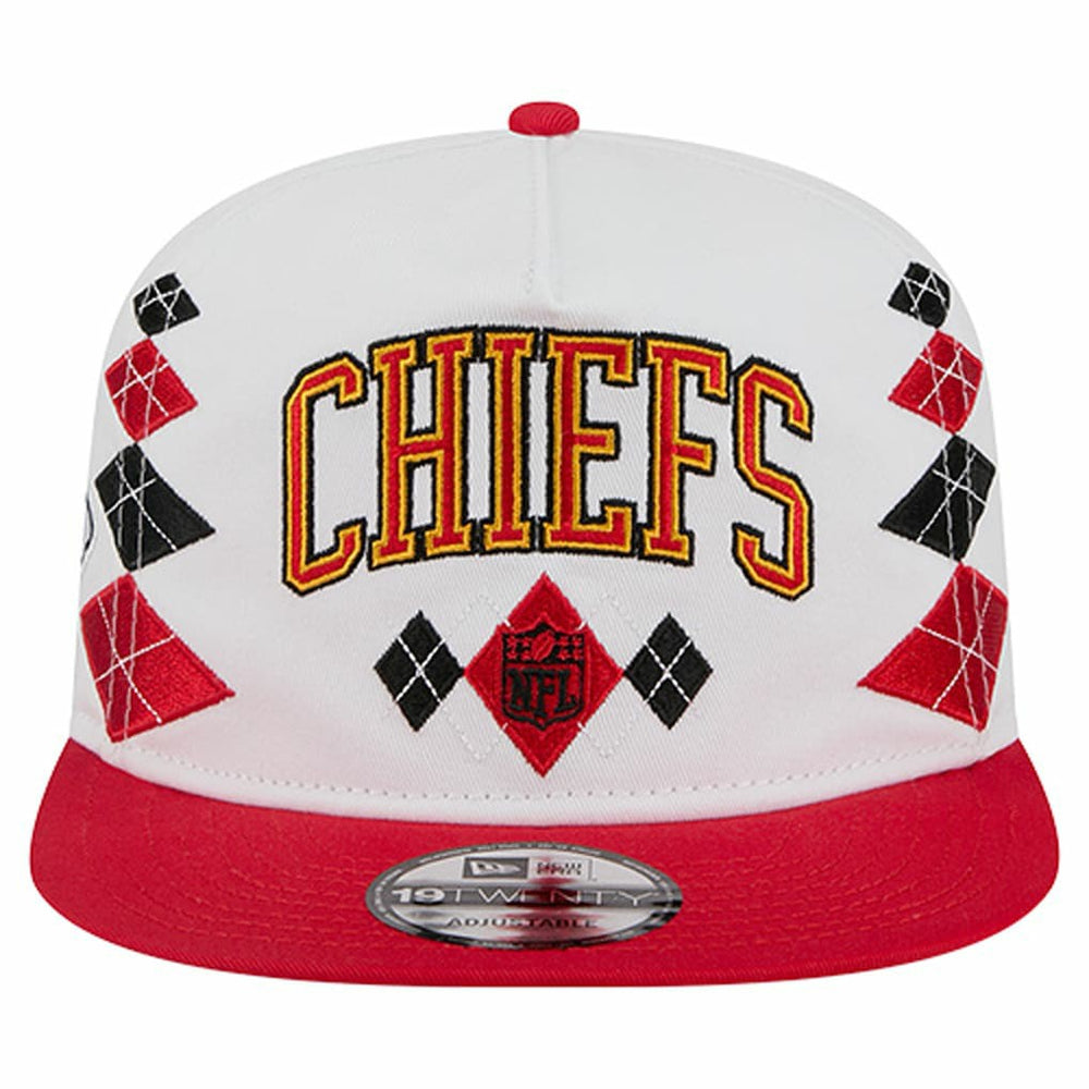 Kansas City Chiefs New Era Argyle 19TWENTY Adjustable Hat - White online
