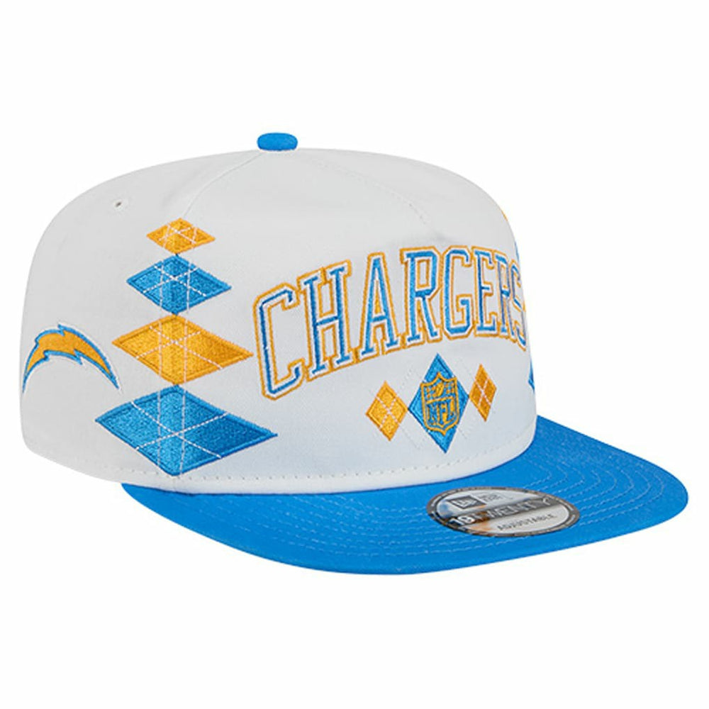 Los Angeles Chargers New Era Argyle 19TWENTY Adjustable Hat - White sale