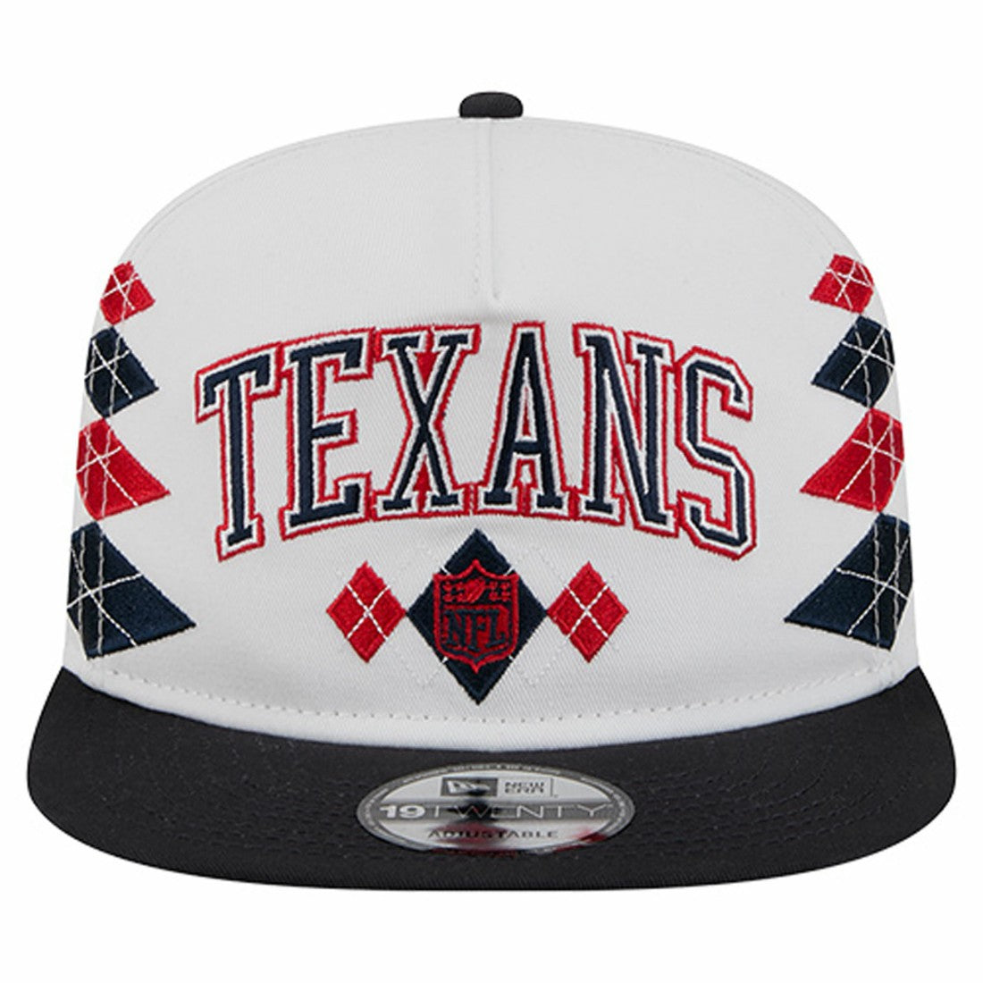 Houston Texans New Era Argyle 19TWENTY Adjustable Hat - White online
