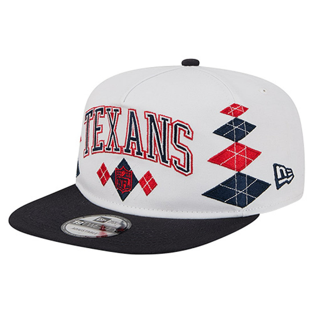Houston Texans New Era Argyle 19TWENTY Adjustable Hat - White online