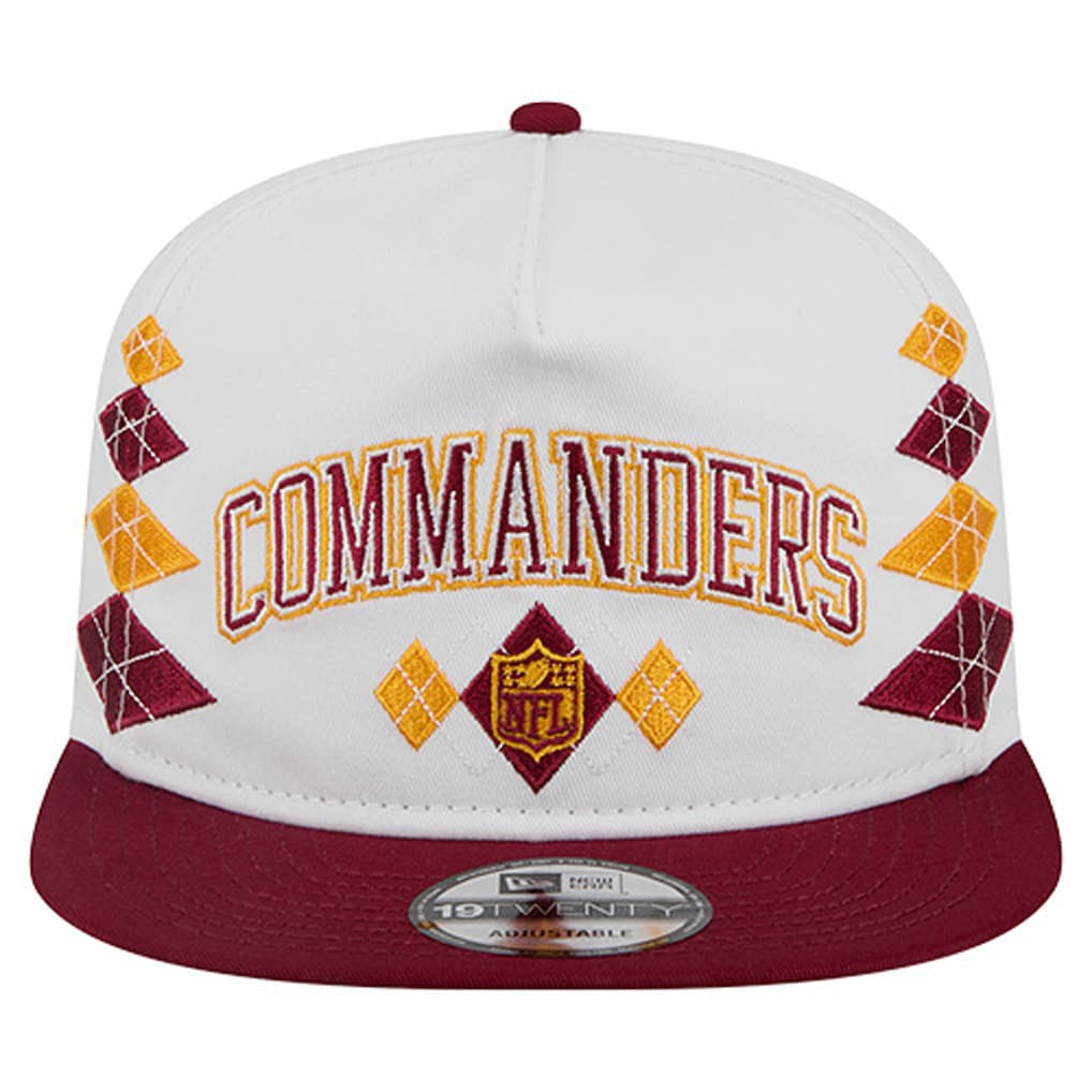 Washington Commanders New Era Argyle 19TWENTY Adjustable Hat - White on sale