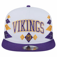 Minnesota Vikings New Era Argyle 19TWENTY Adjustable Hat - White sale