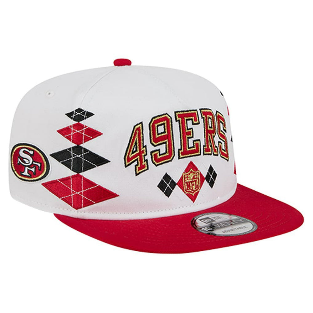 San Francisco 49ers New Era Argyle 19TWENTY Adjustable Hat - White outlet