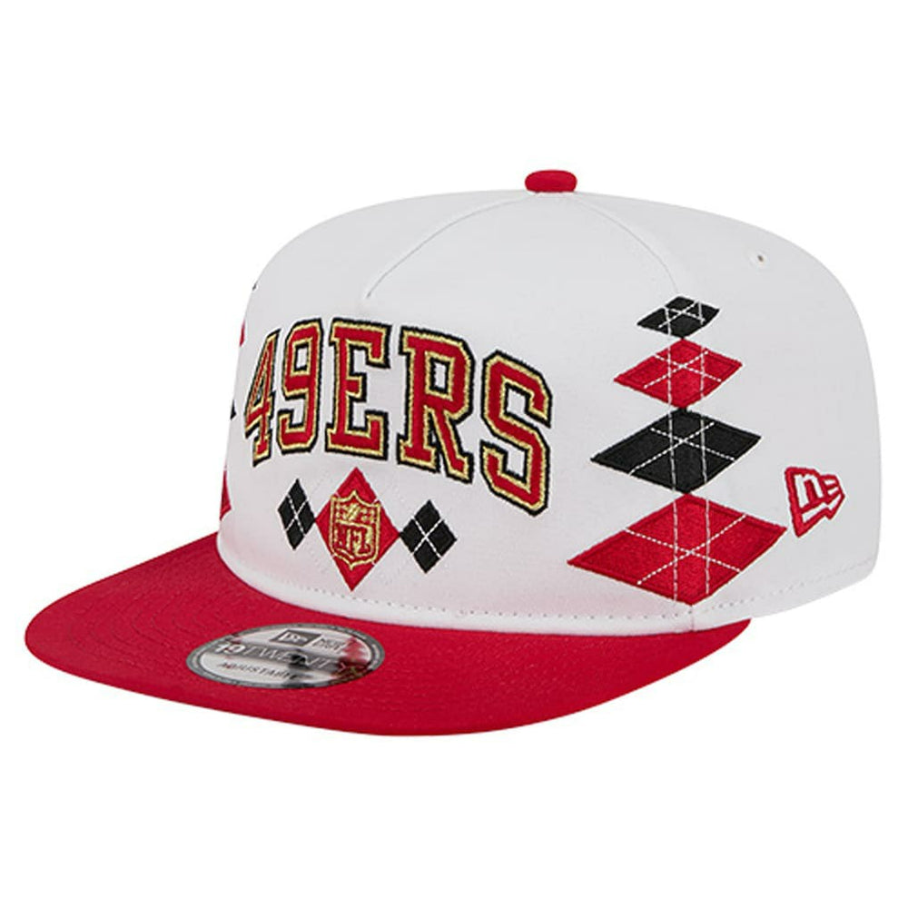 San Francisco 49ers New Era Argyle 19TWENTY Adjustable Hat - White outlet