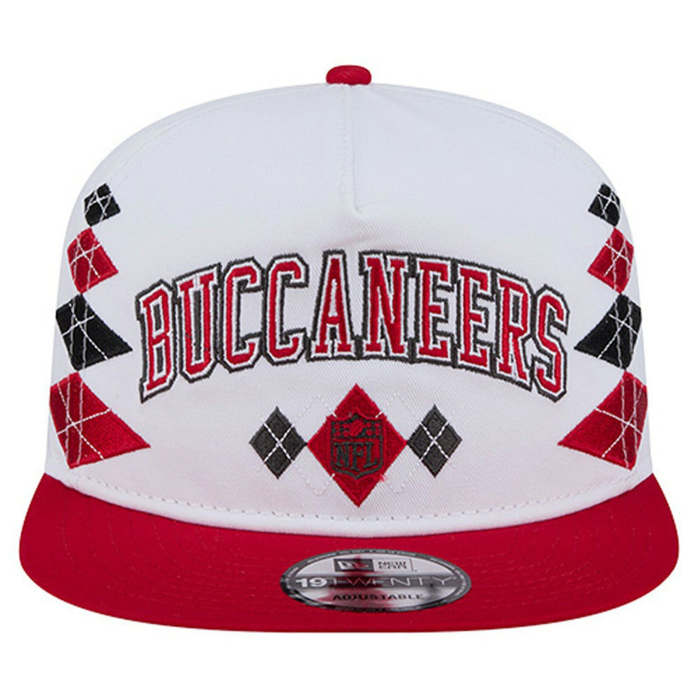 Tampa Bay Buccaneers New Era Argyle 19TWENTY Adjustable Hat - White discount
