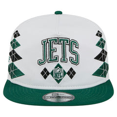 New York Jets New Era Argyle 19TWENTY Adjustable Hat - White cheap