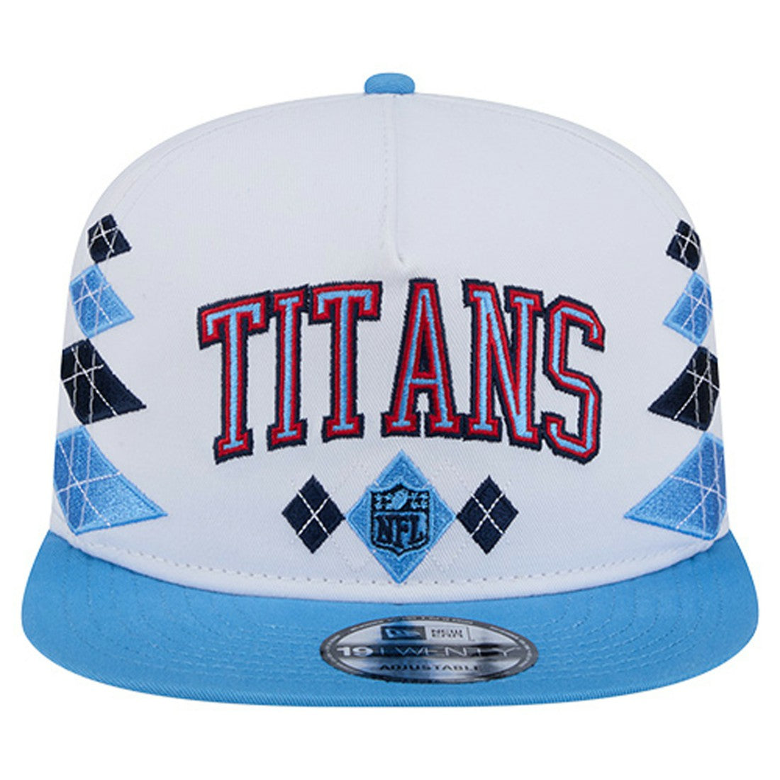 Tennessee Titans New Era Argyle 19TWENTY Adjustable Hat - White discount