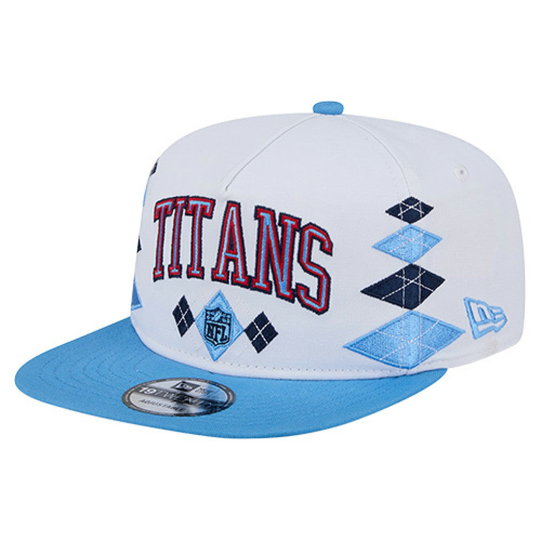 Tennessee Titans New Era Argyle 19TWENTY Adjustable Hat - White discount