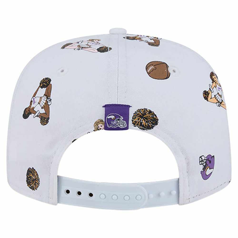 Minnesota Vikings New Era Team Cheer 19TWENTY Snapback Hat - White on sale