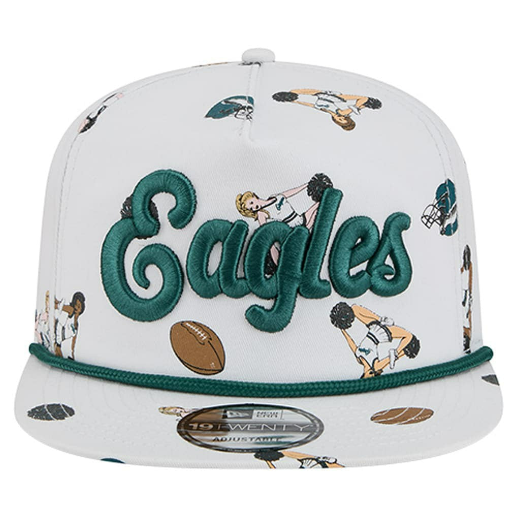 Philadelphia Eagles New Era Team Cheer 19TWENTY Snapback Hat - White outlet